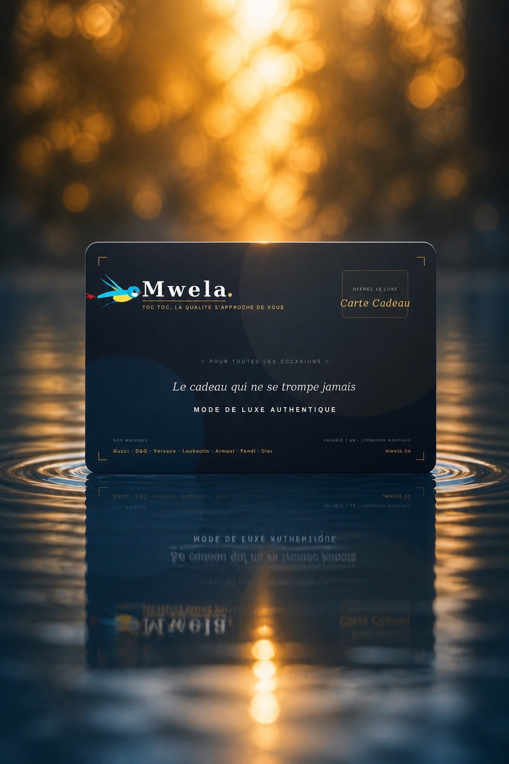 Carte cadeau Mwela shop L'Excellence à Offrir