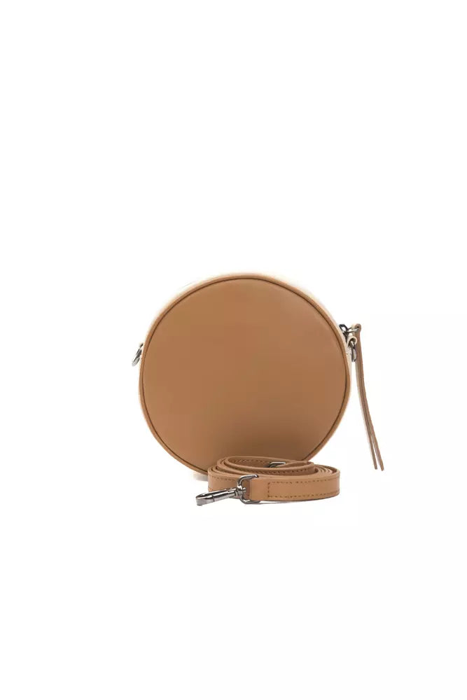 Pompei Donatella Brown Leather Women's Crossbody Bag