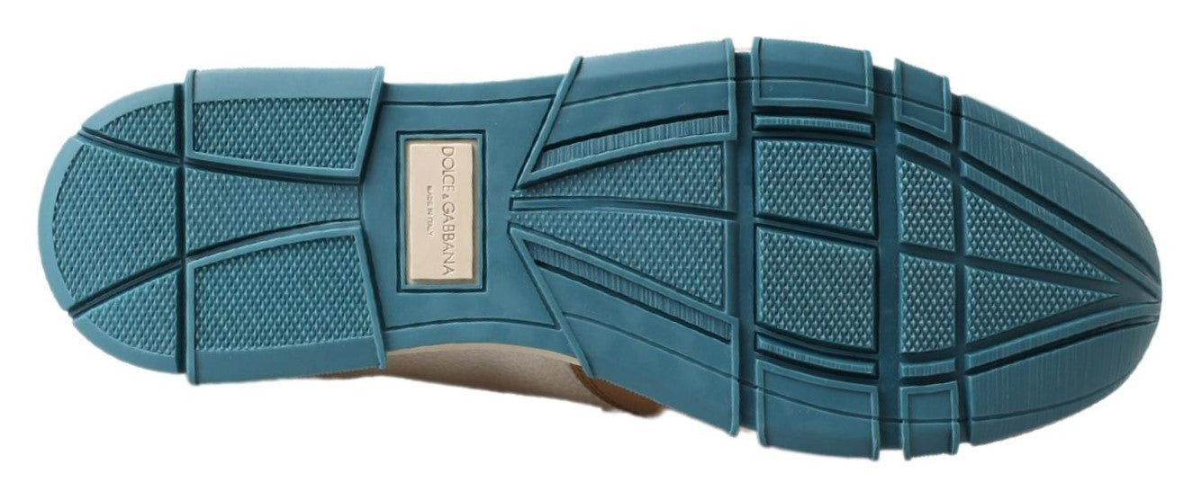 Dolce & Gabbana Witte Leren Loafers Mocassins Schoenen