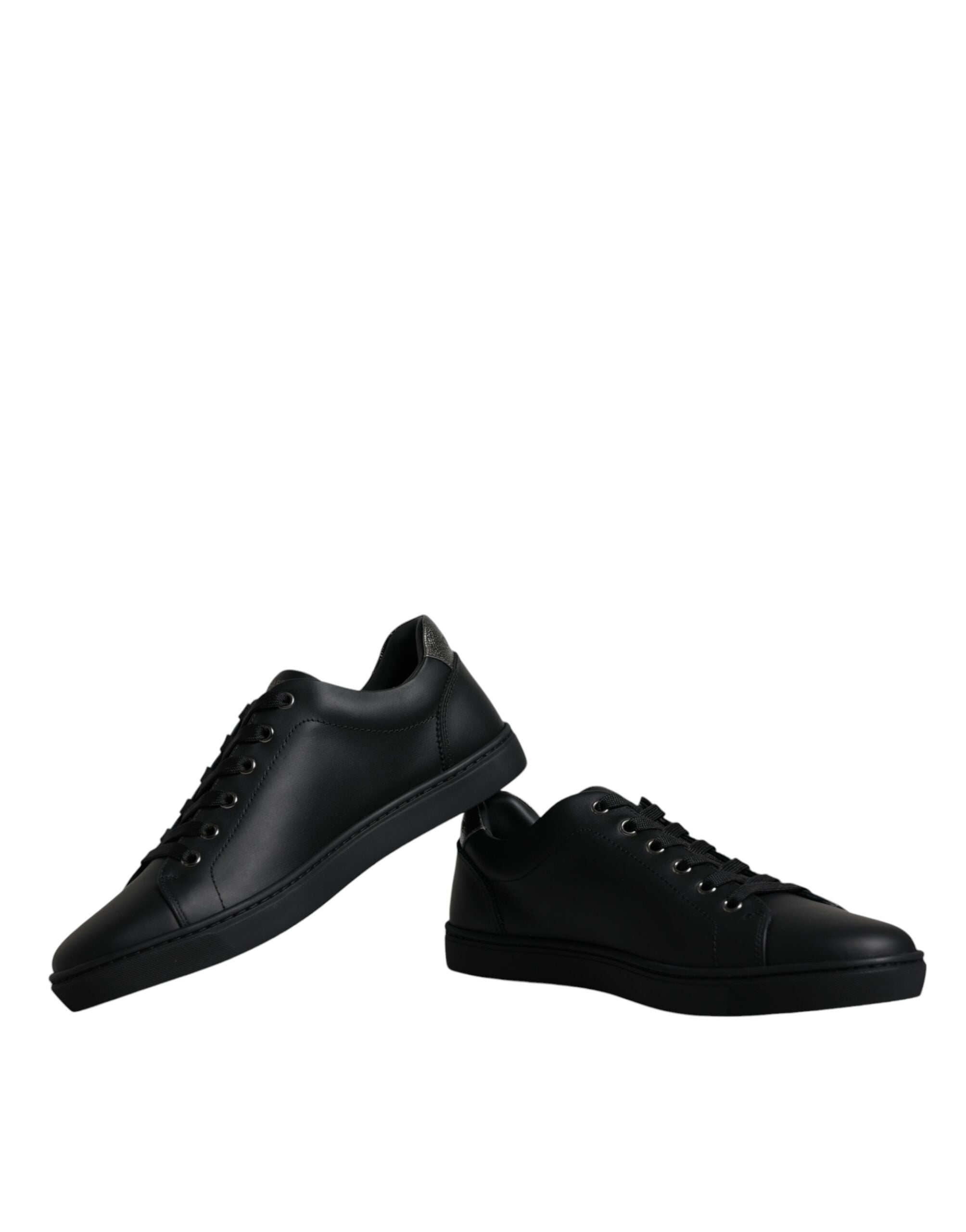 Dolce & Gabbana Zwarte London Sacred Heart Herensneakers