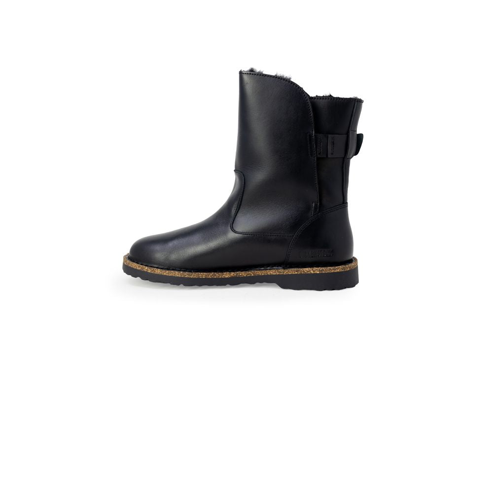 Birkenstock Zwart Leren Enkellaarsjes