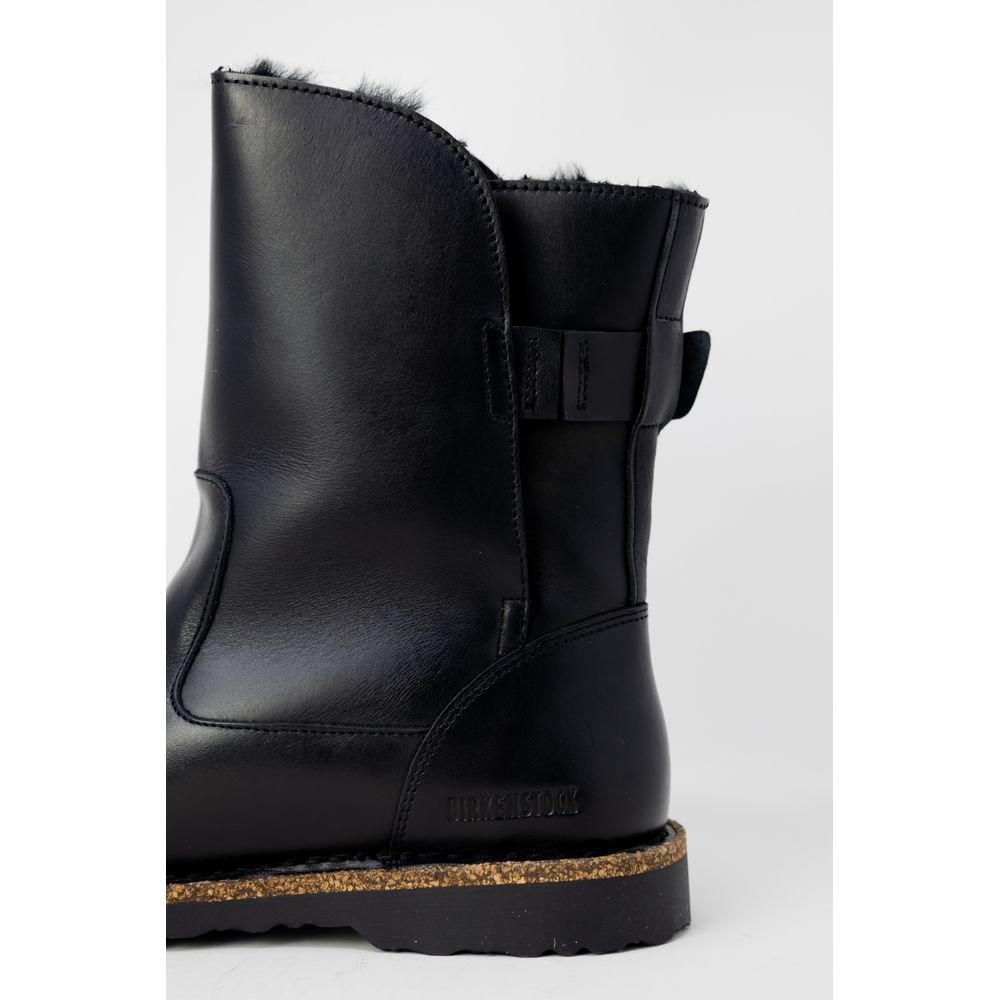 Birkenstock Zwart Leren Enkellaarsjes