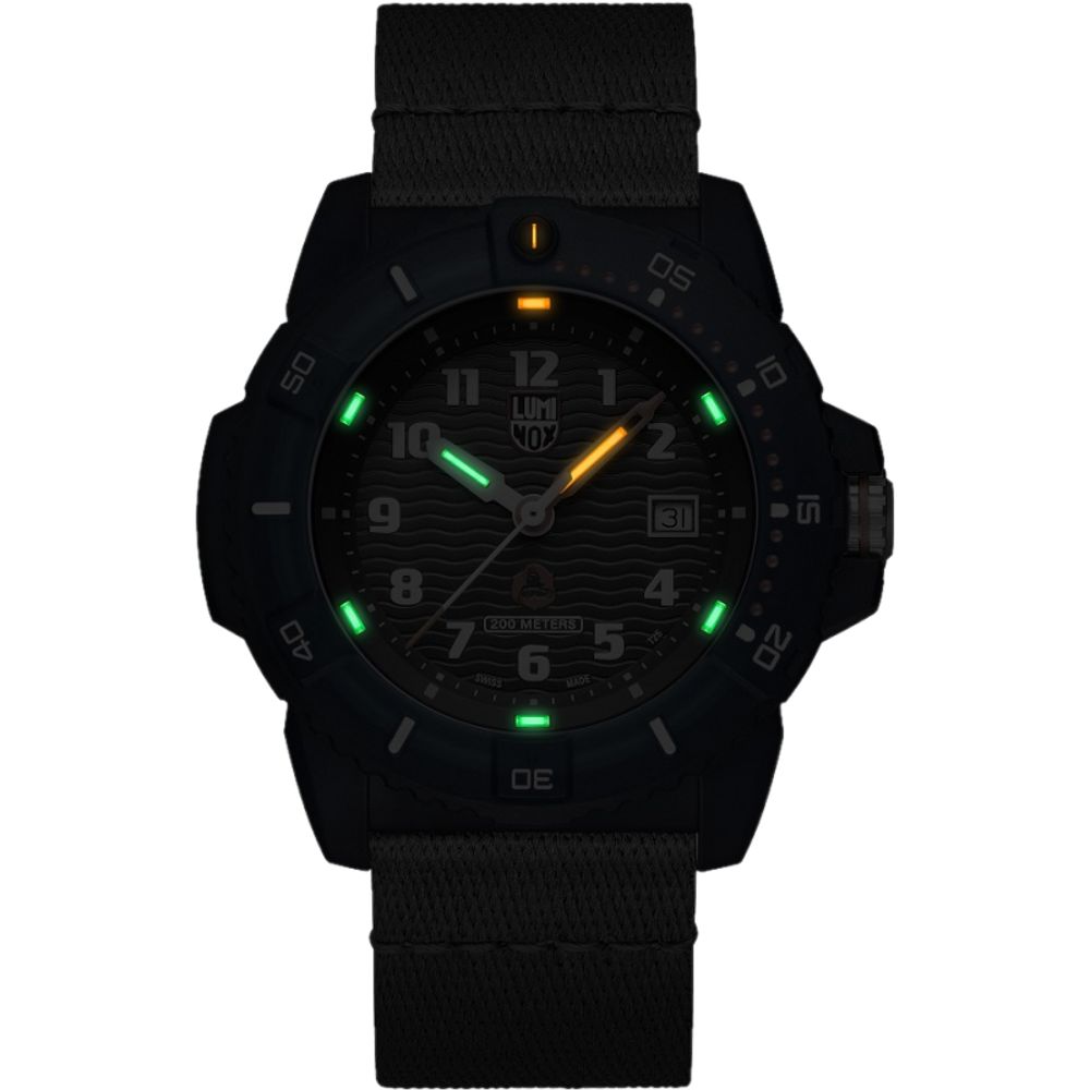 Luminox grijze nylon sporthorloge