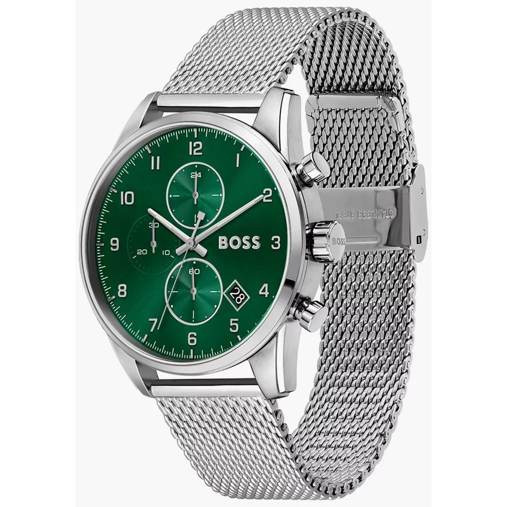 Hugo Boss zilverkleurig roestvrijstalen dresswatch