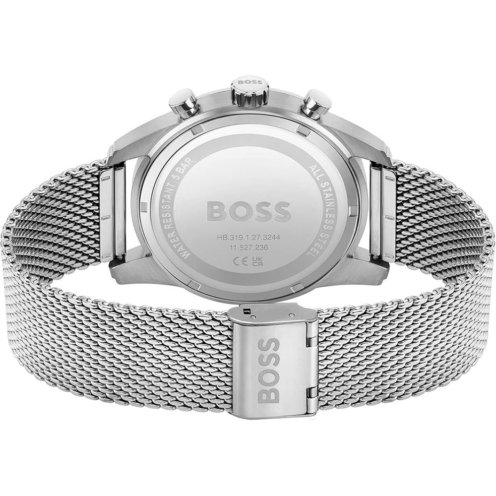 Hugo Boss zilverkleurig roestvrijstalen dresswatch