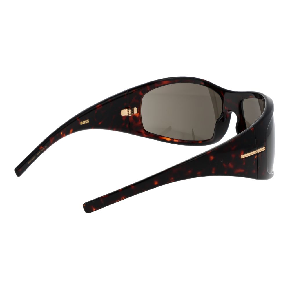 Hugo Boss Bruine Eco Polyamide Zonnebril