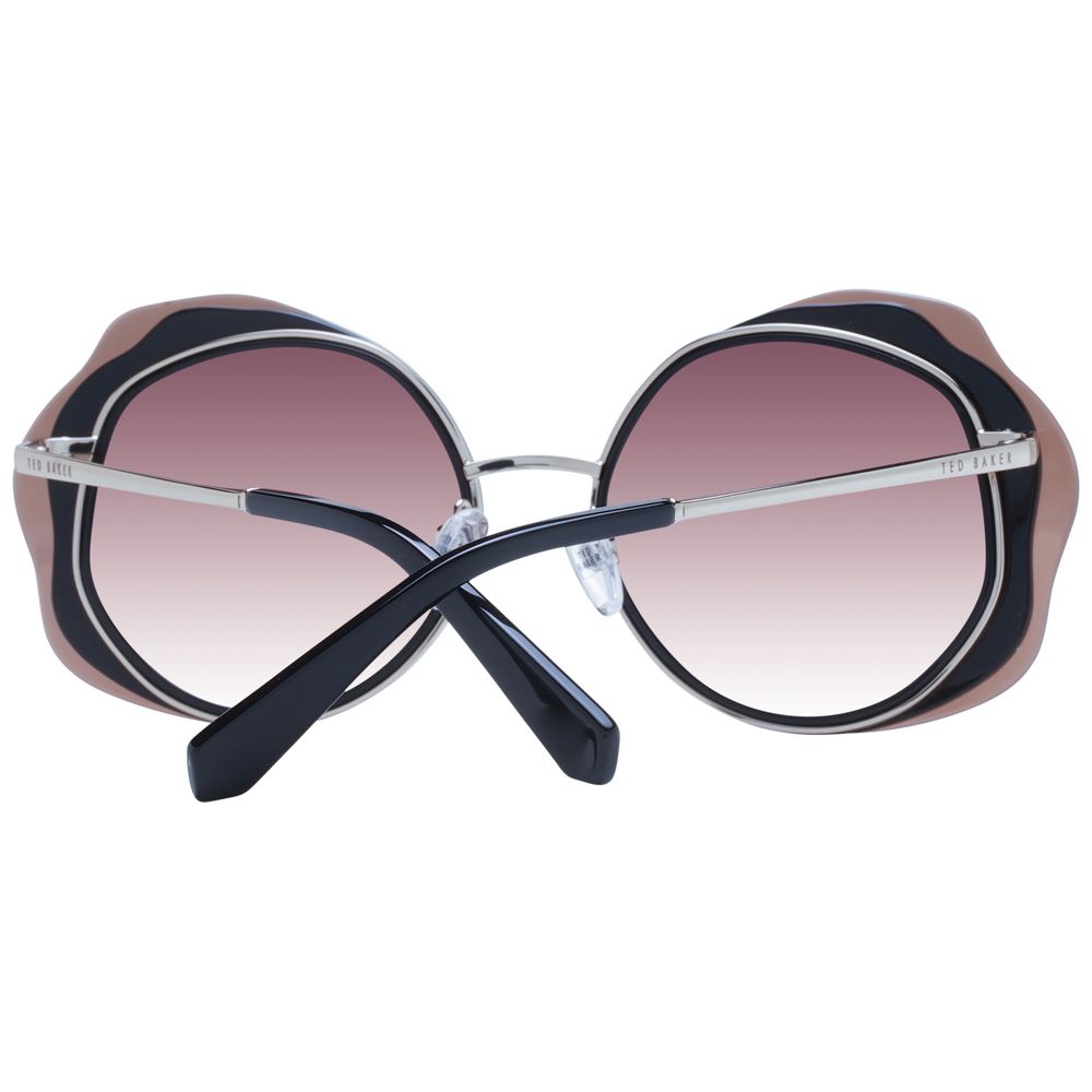 Ted Baker Zwarte Acetaat Zonnebril