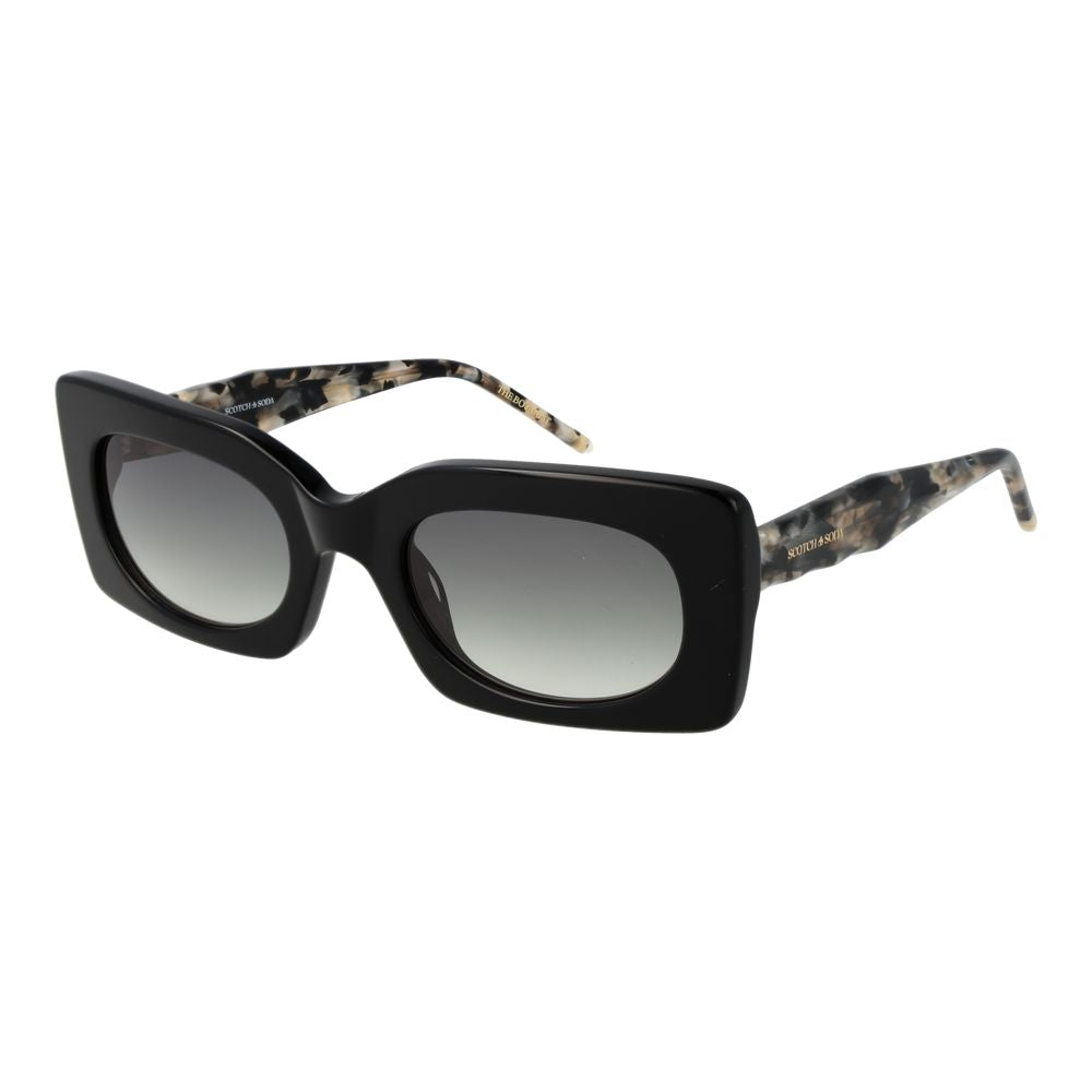 Scotch & Soda Zwarte Acetaat Zonnebril