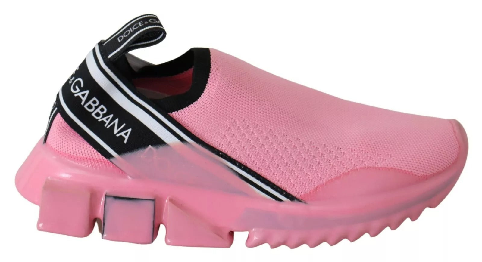 Dolce & Gabbana Pink Low Top Sorrento Slip-On Casual Shoes