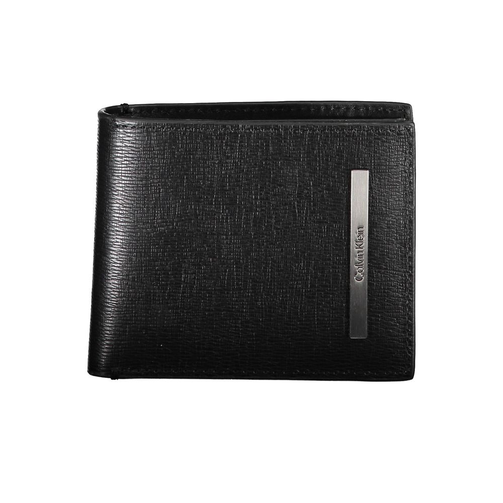 Calvin Klein Black Faux Leather Men's Wallet