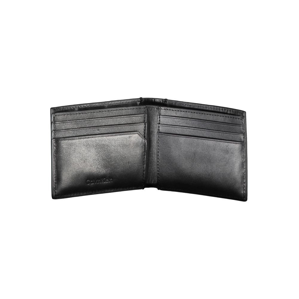 Calvin Klein Black Faux Leather Men's Wallet