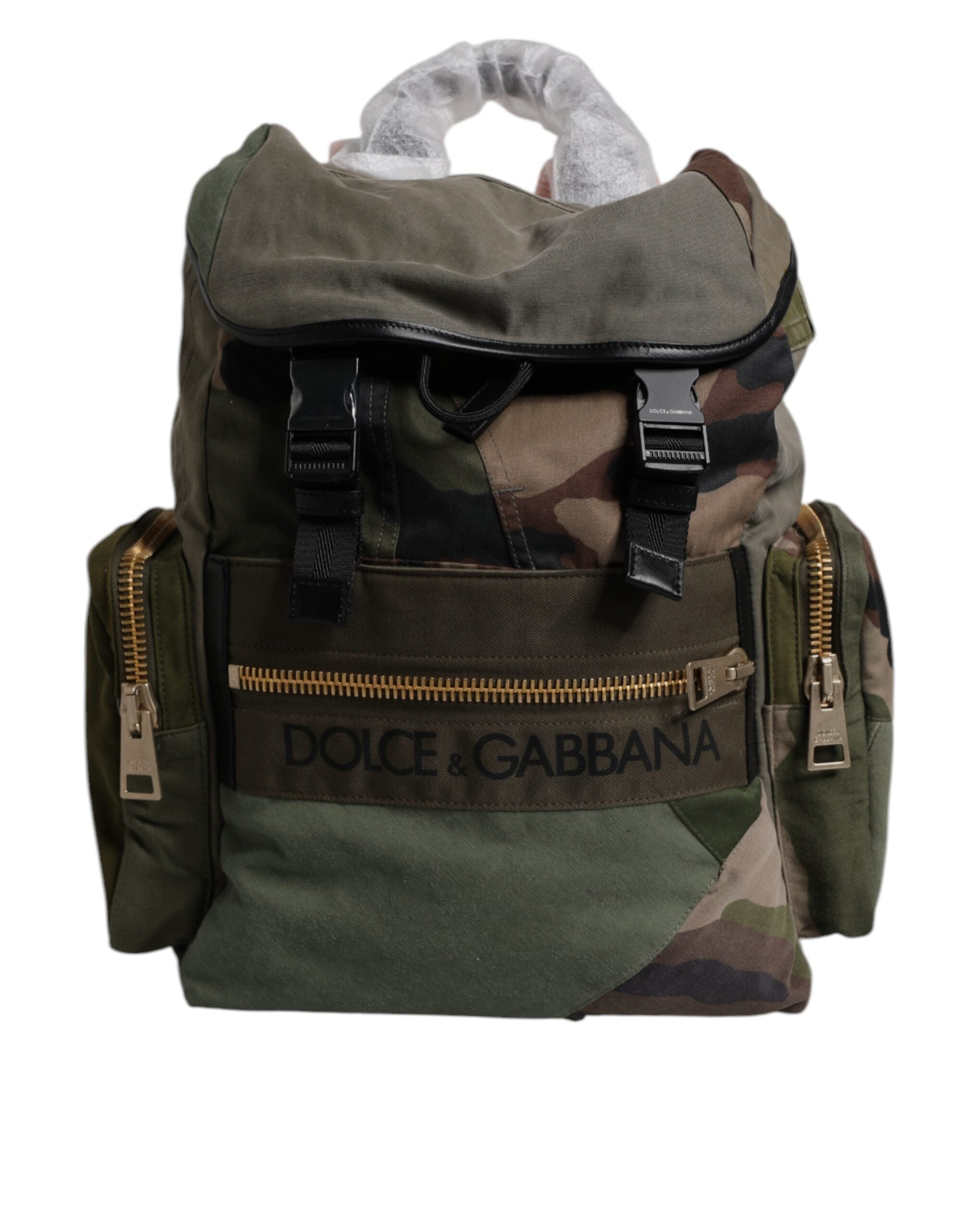 Dolce & Gabbana Legergroene Patchwork Reistas