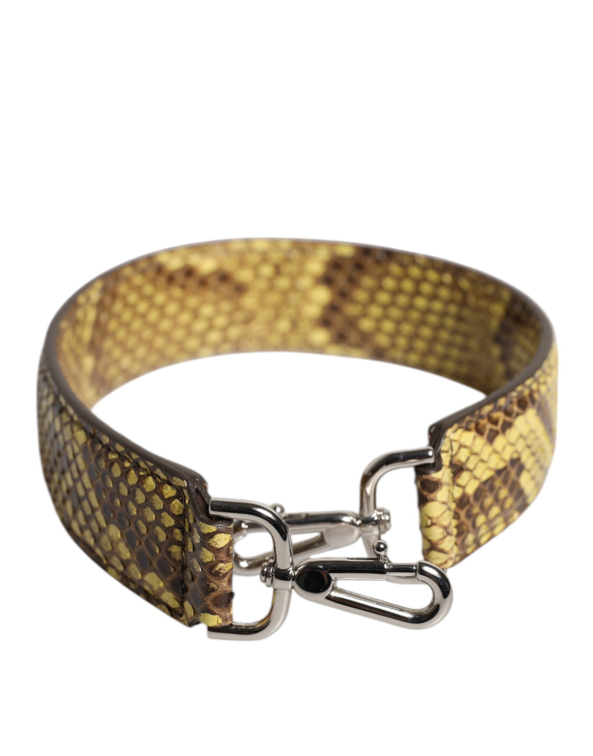 Dolce & Gabbana Yellow Exotic Leather Shoulder Bag Strap