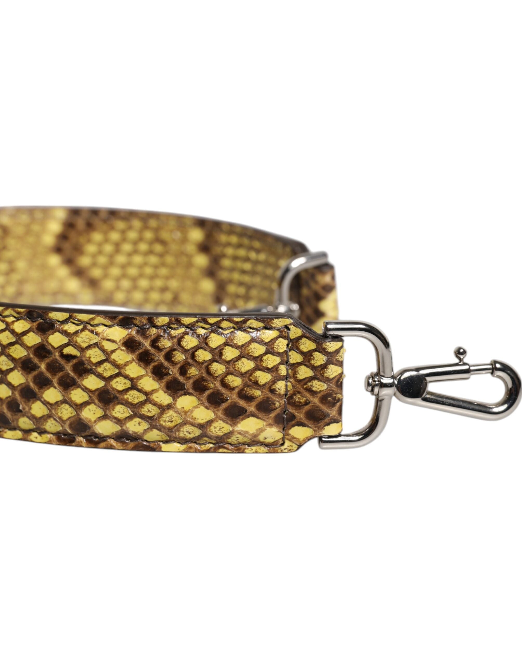 Dolce & Gabbana Yellow Exotic Leather Shoulder Bag Strap
