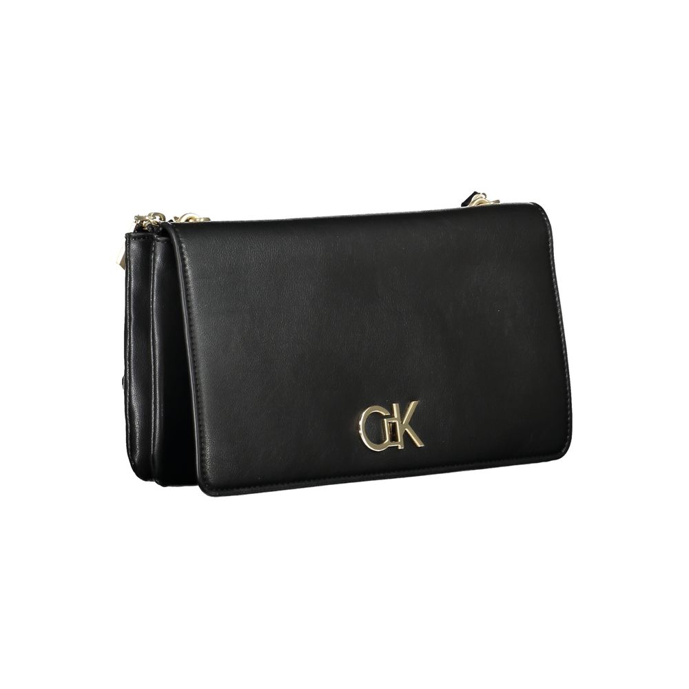 Calvin Klein Black Polyester Women's Shoulder Bag