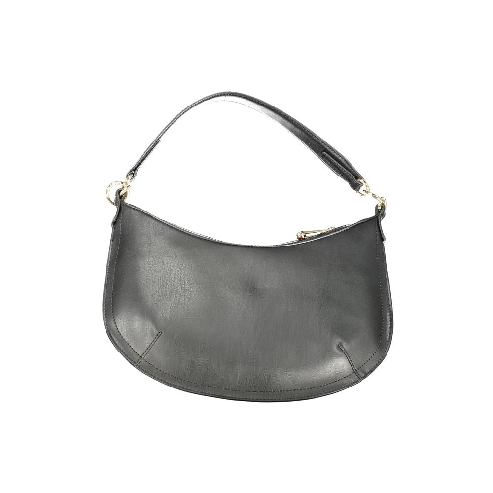 Tommy Hilfiger Black Polyurethane Women's Handbag