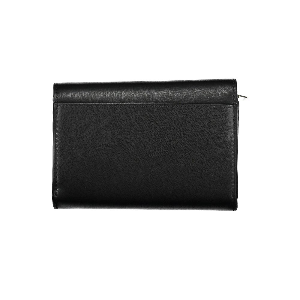 Tommy Hilfiger Black Polyurethane Women's Wallet