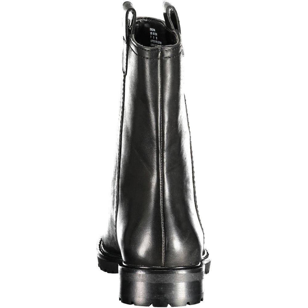 Ralph Lauren Black Leather Women's Ankle Boot