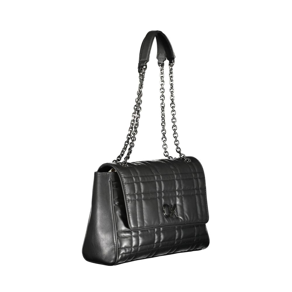 Calvin Klein Black Polyester Women's Handbag