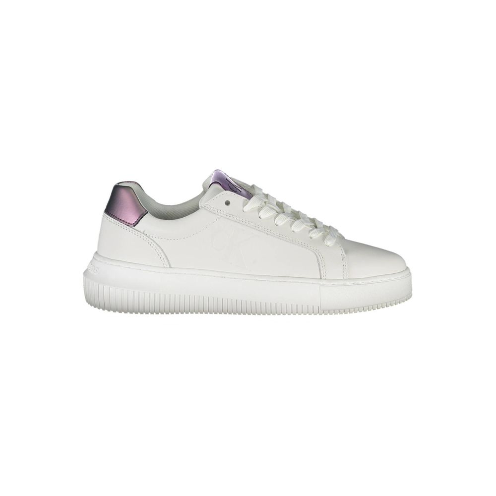 Calvin Klein White Leather Women's Sneaker