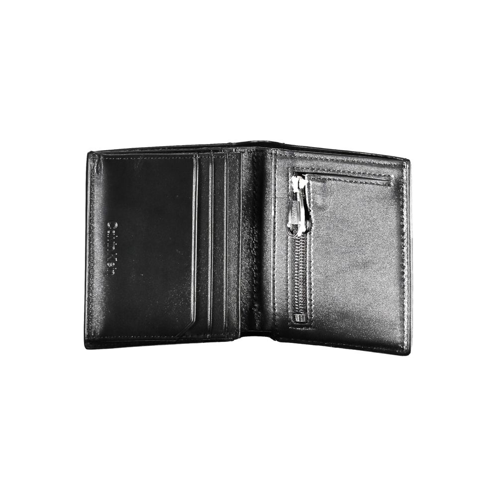 Calvin Klein Black Faux Leather Men's Wallet