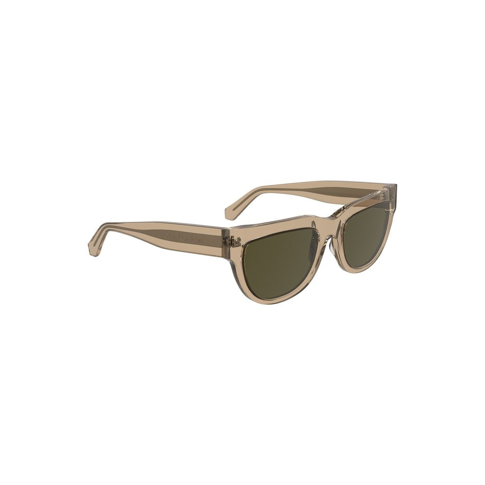 Calvin Klein Brown Acetate Women's Sunglasses