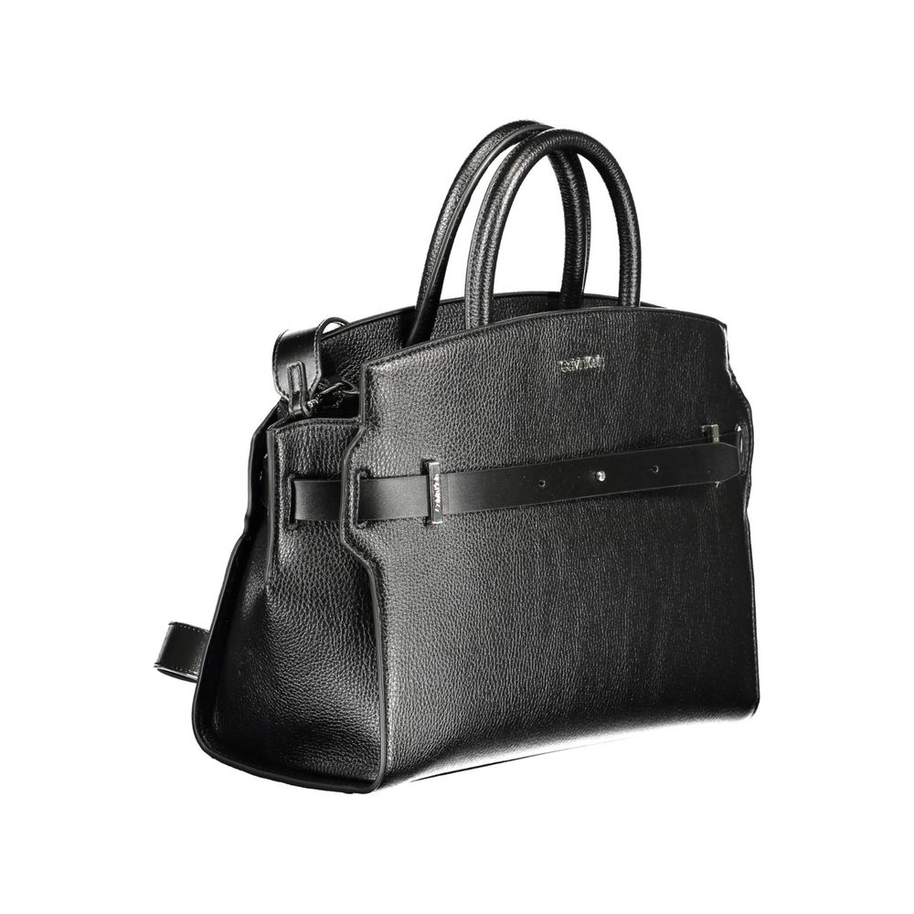 Calvin Klein Black Polyurethane Women's Handbag