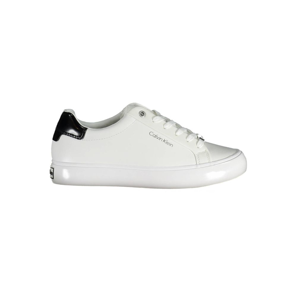 Calvin Klein White Leather Women's Sneaker