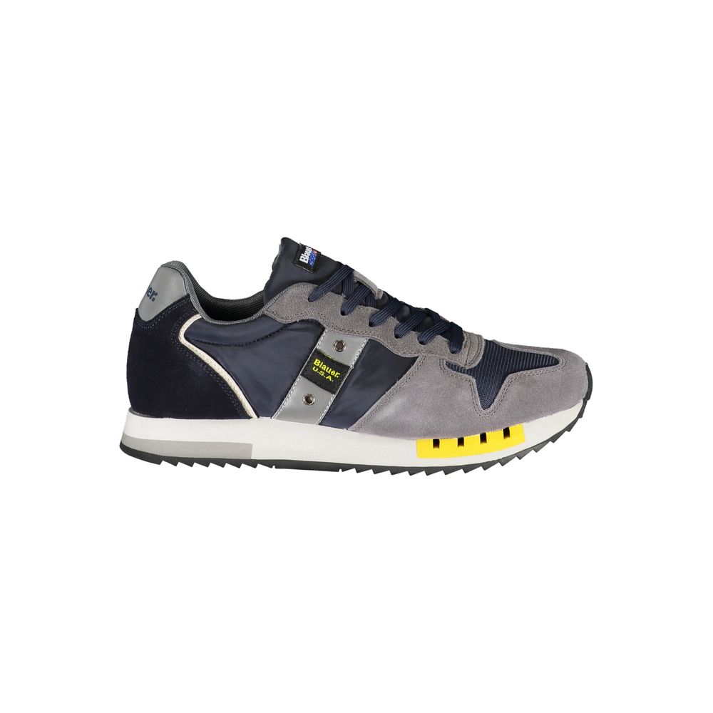 Blauer Blue Leather Men's Sneaker