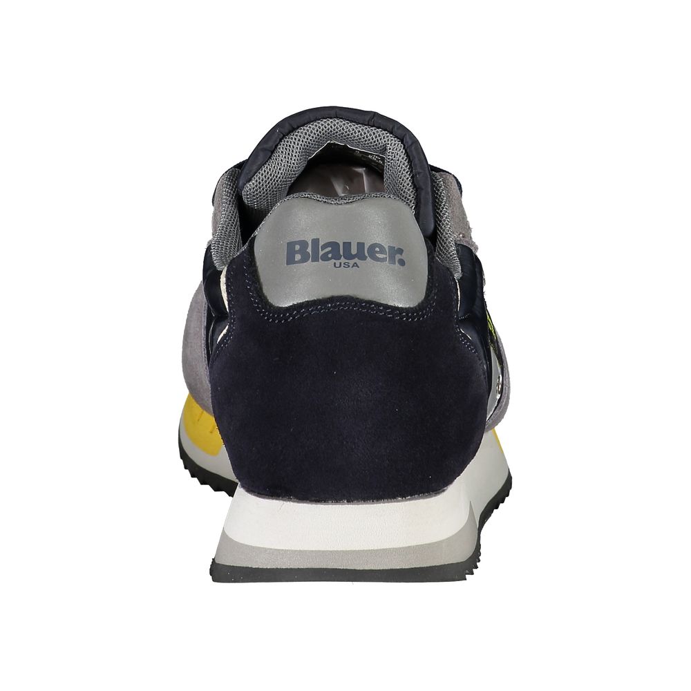 Blauer Blue Leather Men's Sneaker