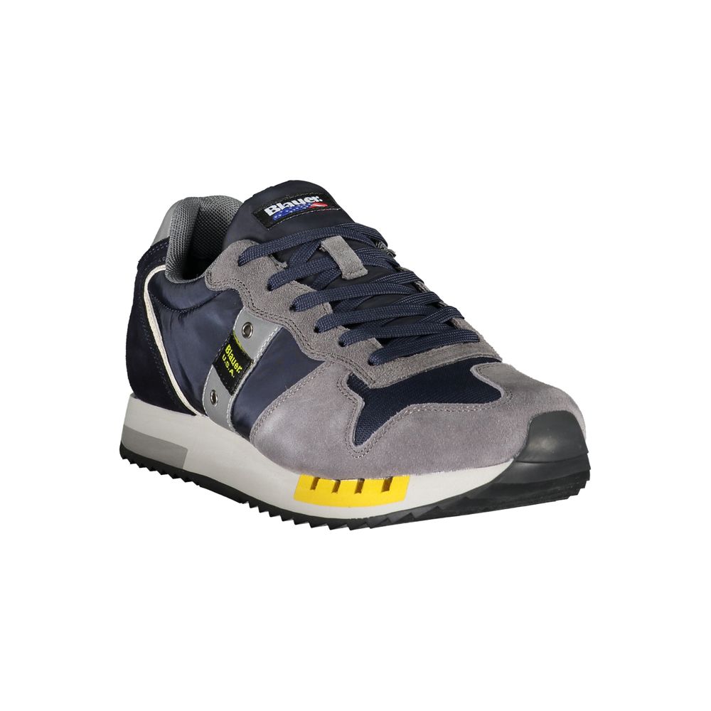 Blauer Blue Leather Men's Sneaker