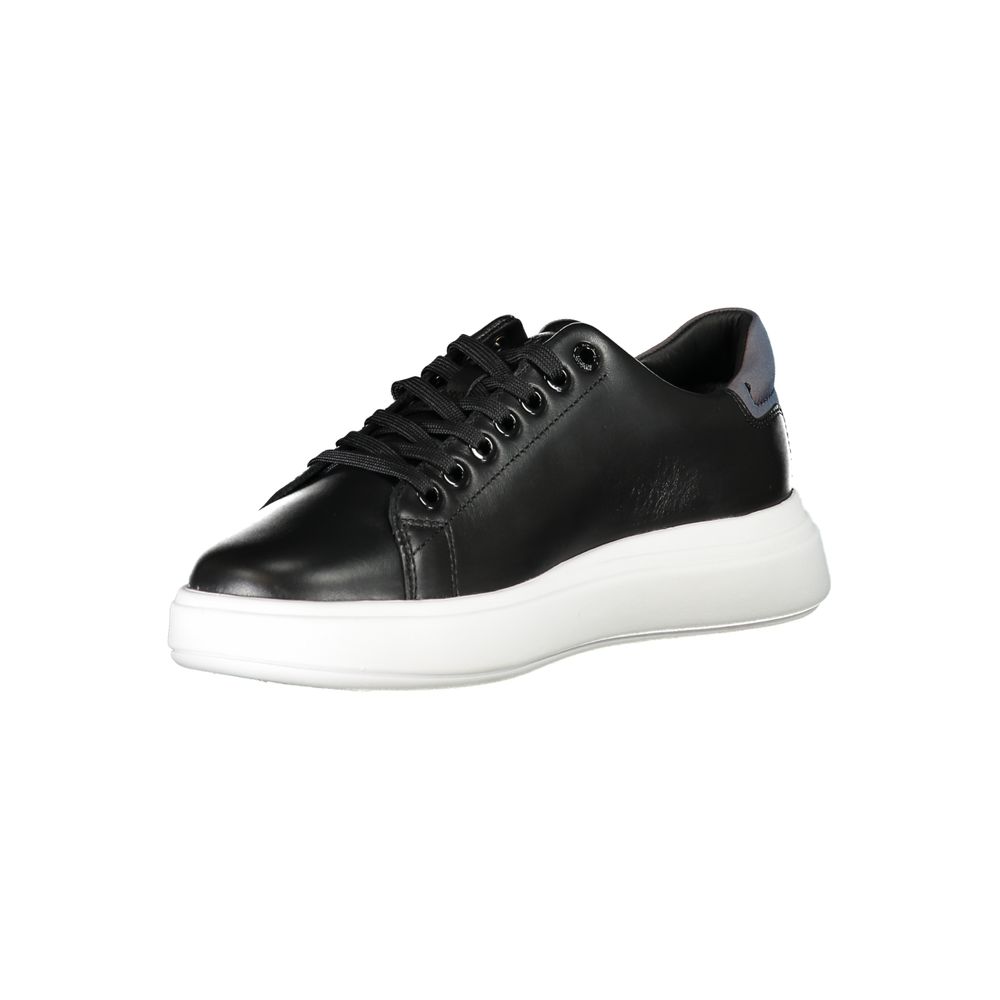 Calvin Klein Black Leather Women's Sneaker