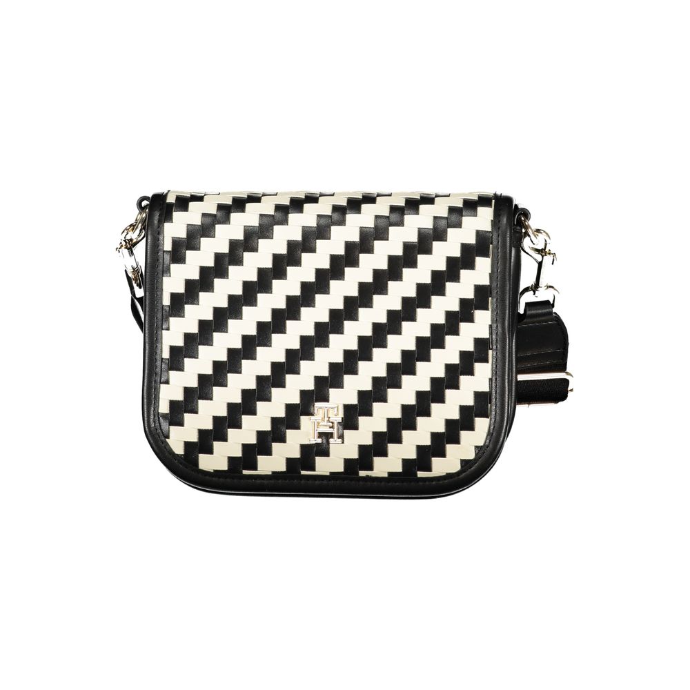 Tommy Hilfiger Black Polyurethane Women Handbag