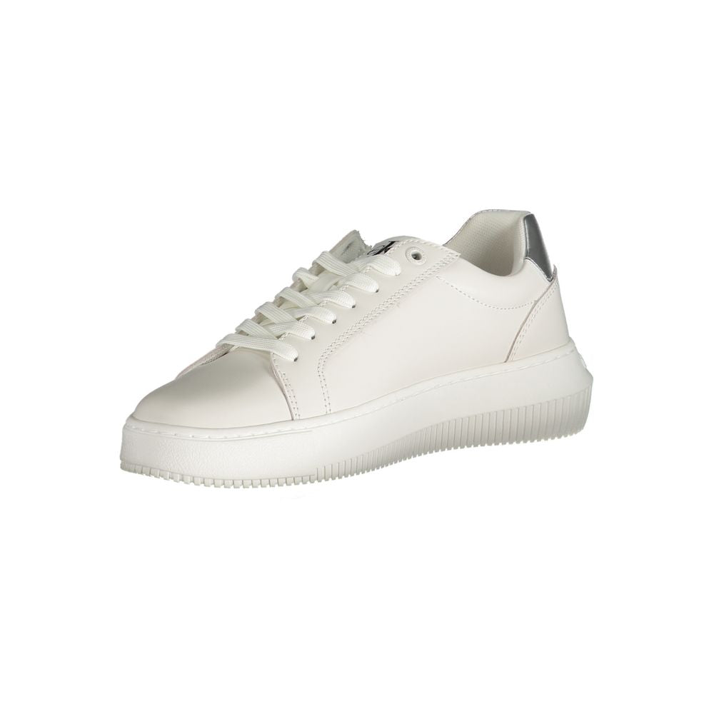 Calvin Klein White Polyurethane Women's Sneaker