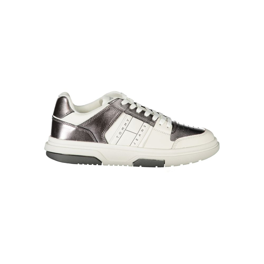 Tommy Hilfiger White Polyurethane Women's Sneaker