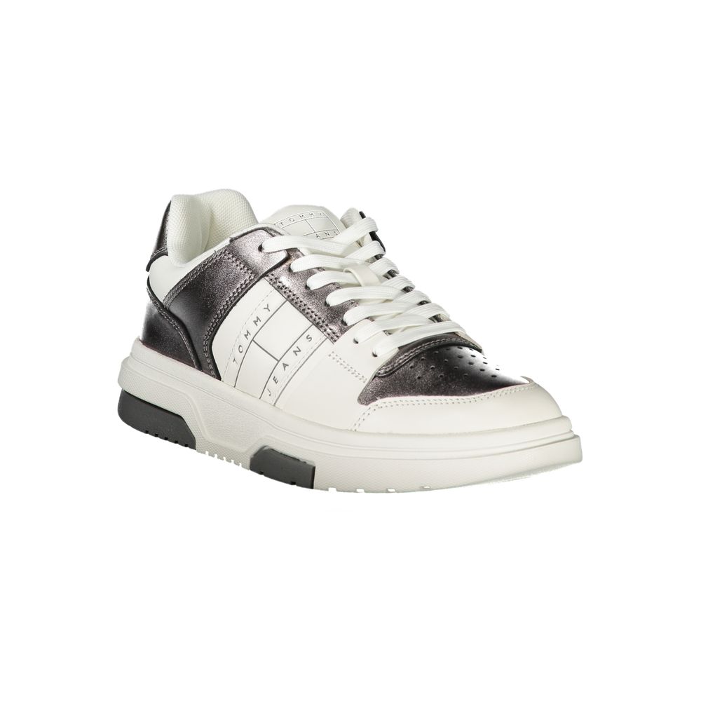 Tommy Hilfiger White Polyurethane Women's Sneaker