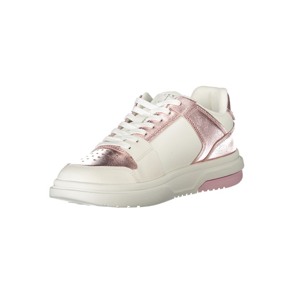 Tommy Hilfiger White Polyurethane Women's Sneaker