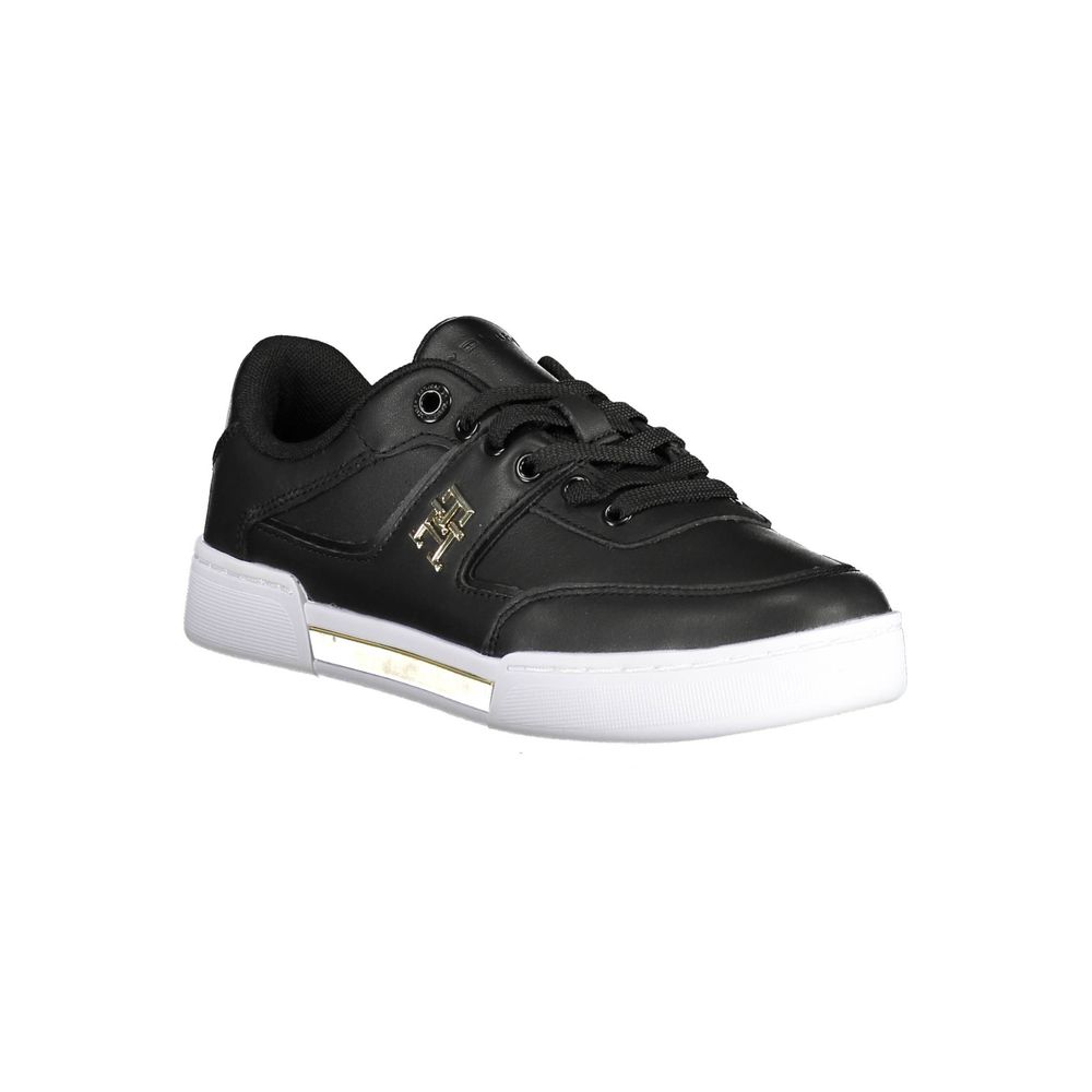 Tommy Hilfiger Black Polyester Women's Sneaker