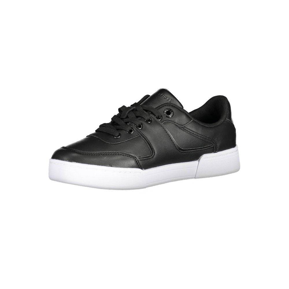 Tommy Hilfiger Black Polyester Women's Sneaker