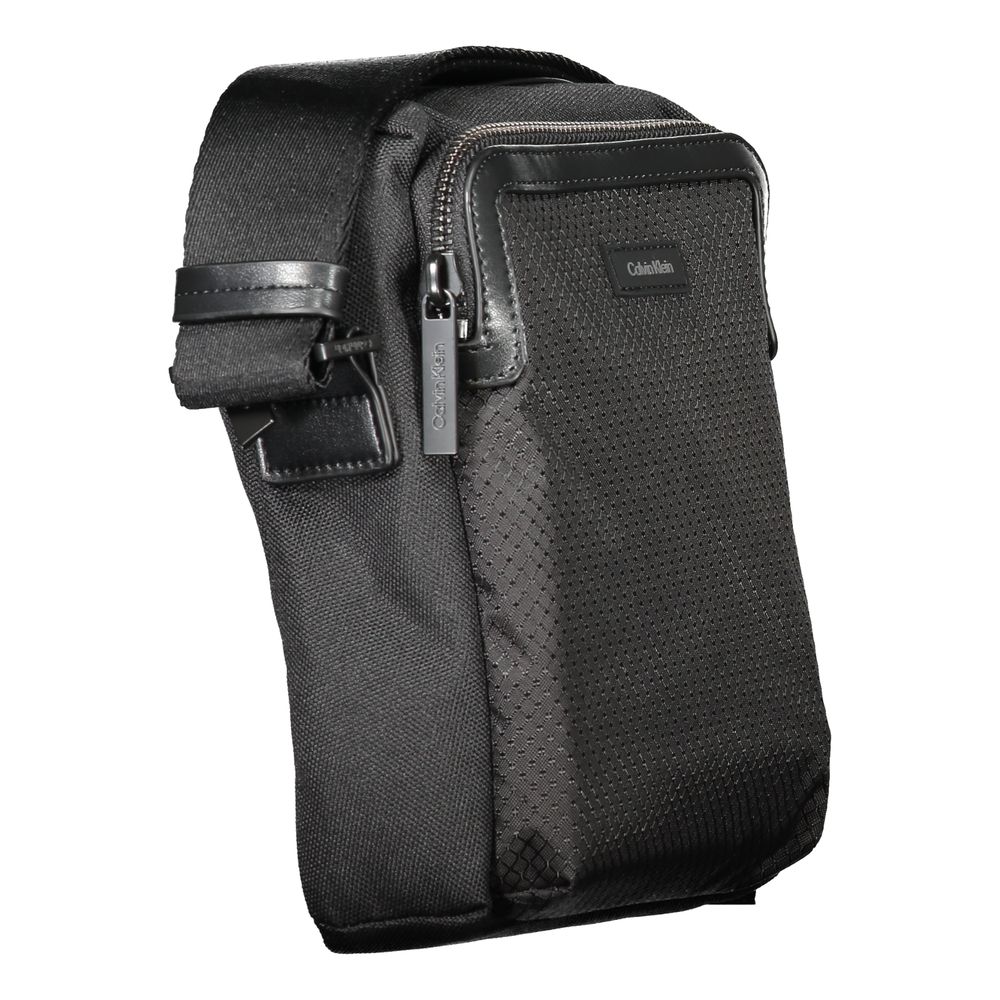 Calvin Klein Black Polyester Men's Shoulder Bag