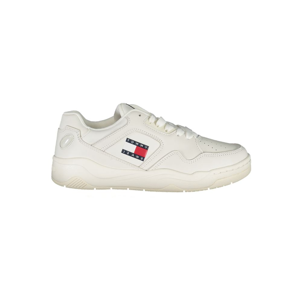 Tommy Hilfiger White Polyurethane Women's Sneaker