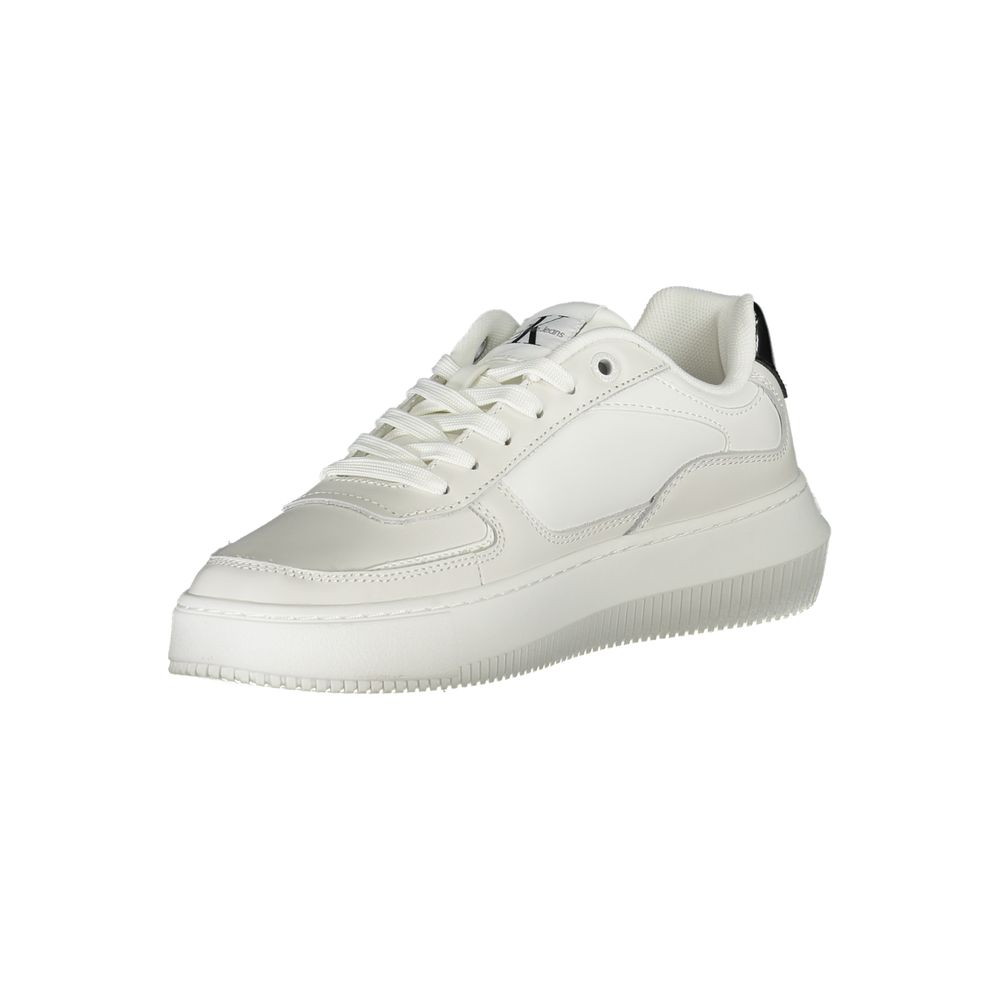 Calvin Klein White Leather Women's Sneaker