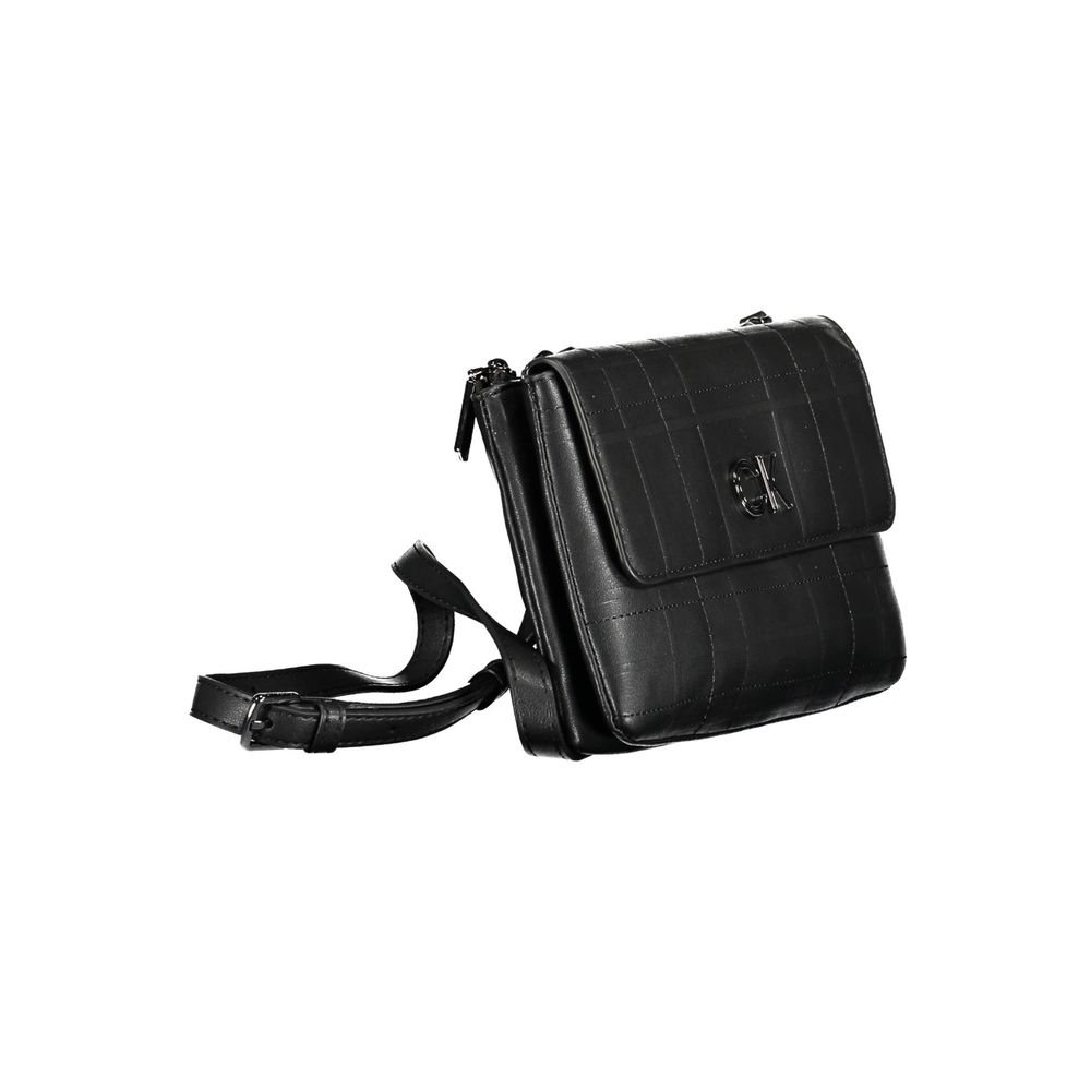 Calvin Klein Black Polyester Women Shoulder Bag