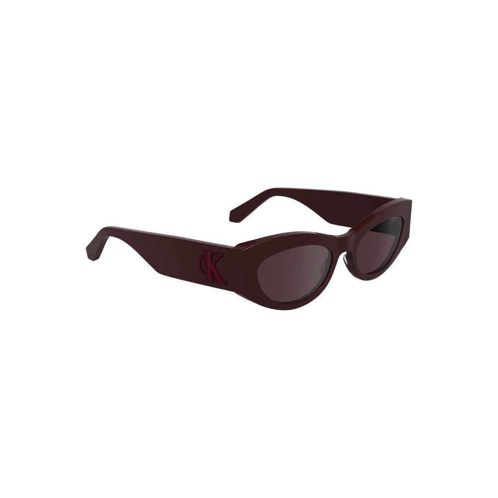 Calvin Klein Red Acetate Women's Sunglasses