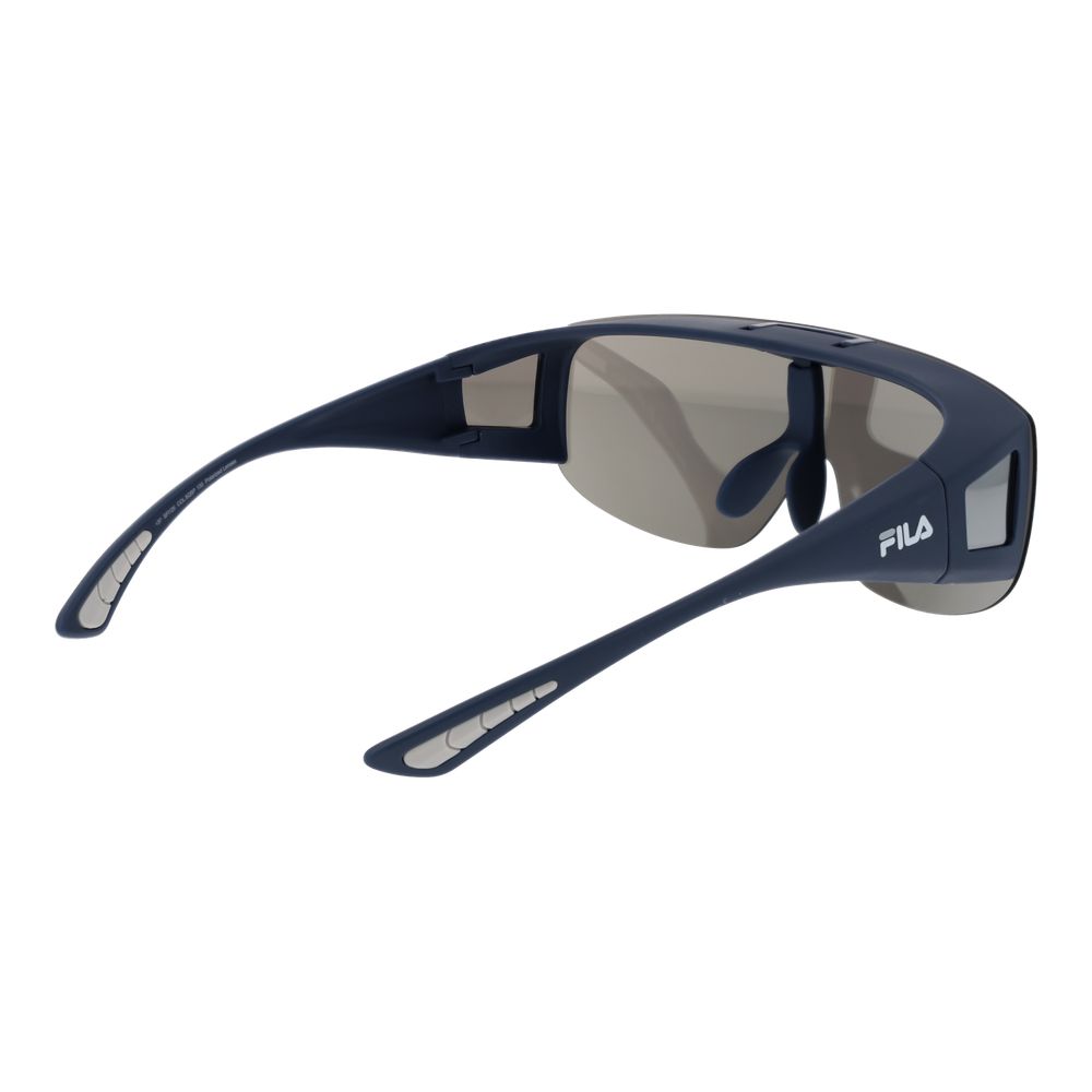 Fila blauwe plastic zonnebril