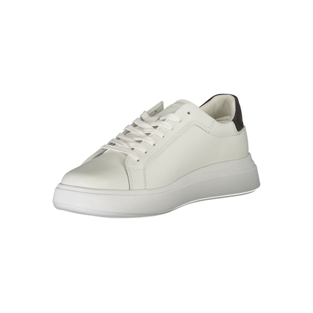 Calvin Klein White Leather Men's Sneaker