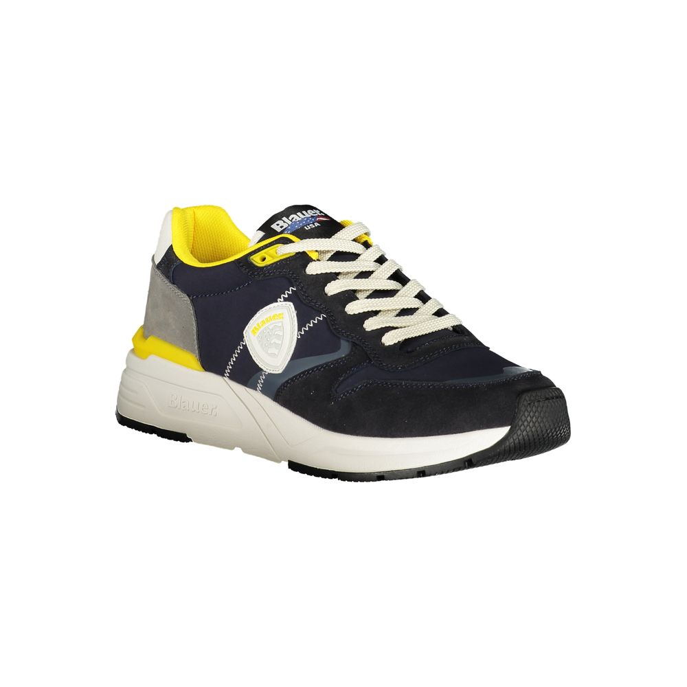 Blauer Blue Polyurethane Men's Sneaker