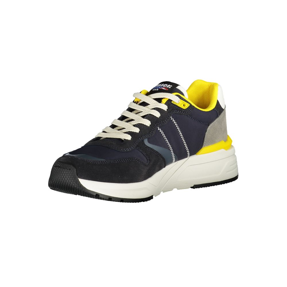 Blauer Blue Polyurethane Men's Sneaker
