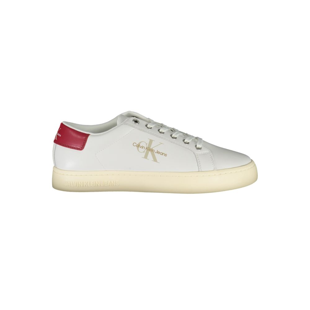 Calvin Klein Witte Polyester Heren Sneaker