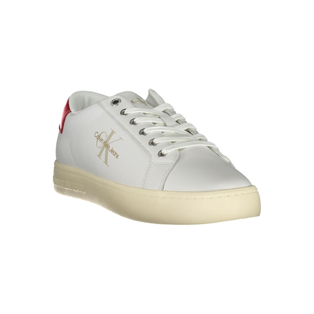 Calvin Klein Witte Polyester Heren Sneaker